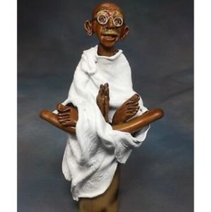 Gandhi figurine incense holder
